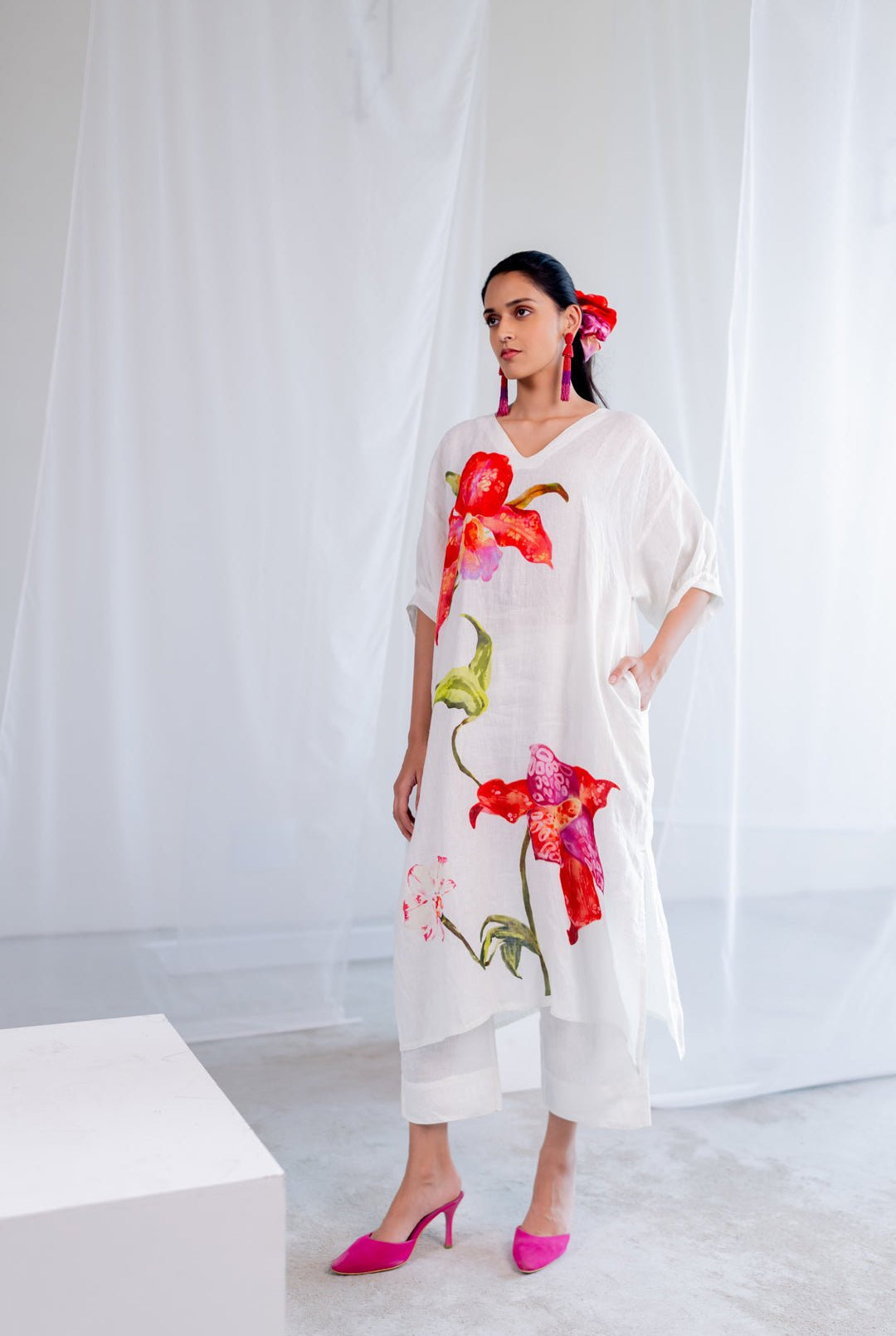 Orchids Frost Kurta Set - CiceroniKurta Set, Everyday WearSilai Studio