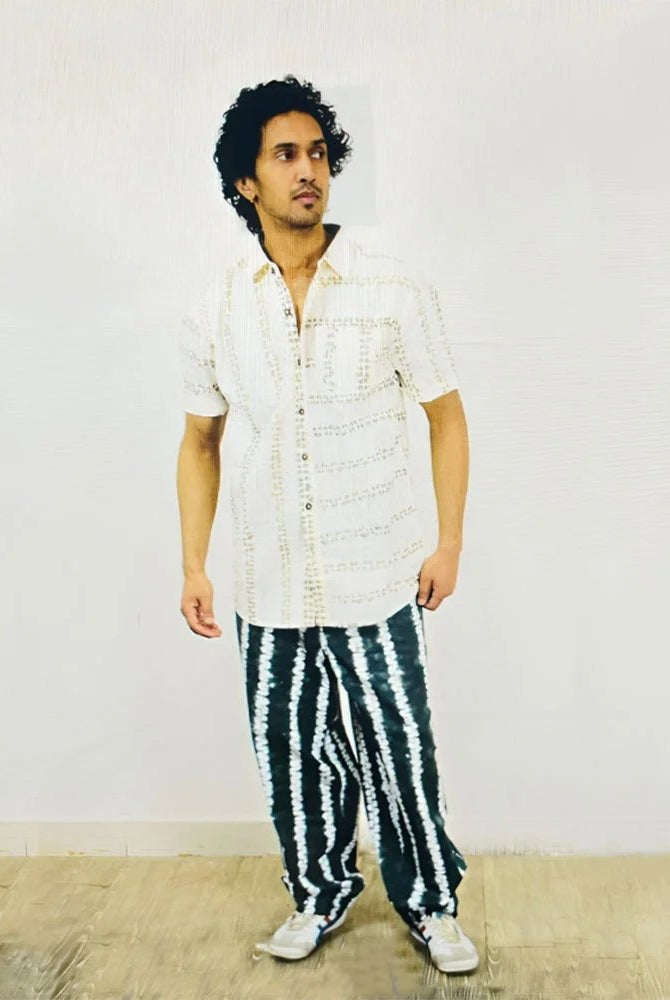 Organic Tie and Dye Black Pant - CiceroniPantsSonica Sarna
