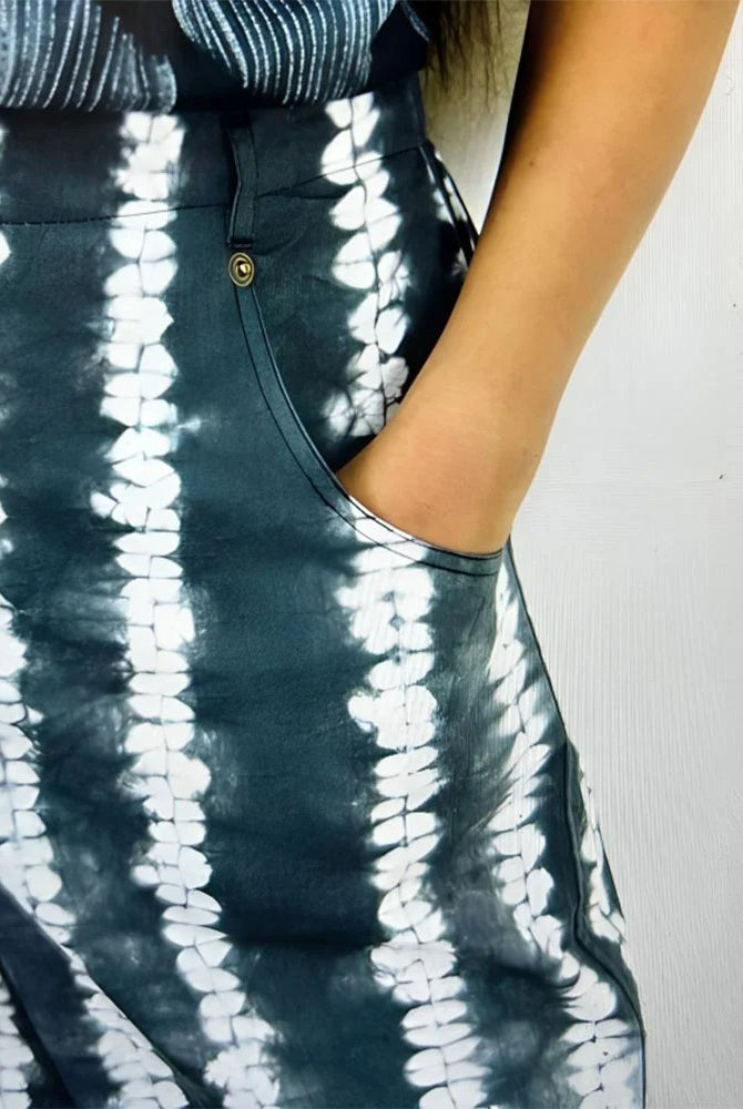 Organic Tie and Dye Black Pant - CiceroniPantsSonica Sarna