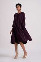 Oriental dress - Dark Purple - CiceroniDressesThe Kaatn Trail