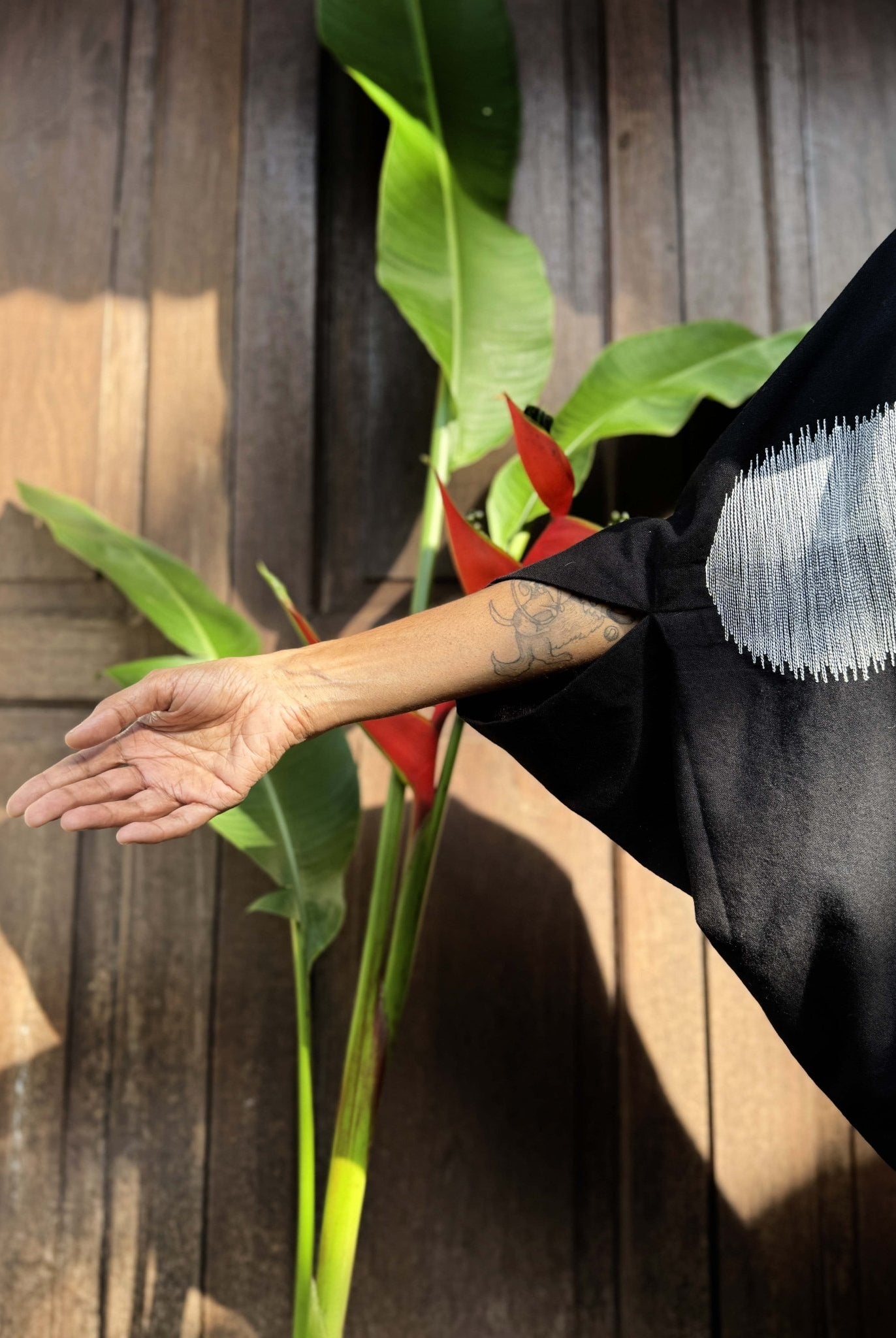 Origami Polka Black Top - CiceroniTopsChiu