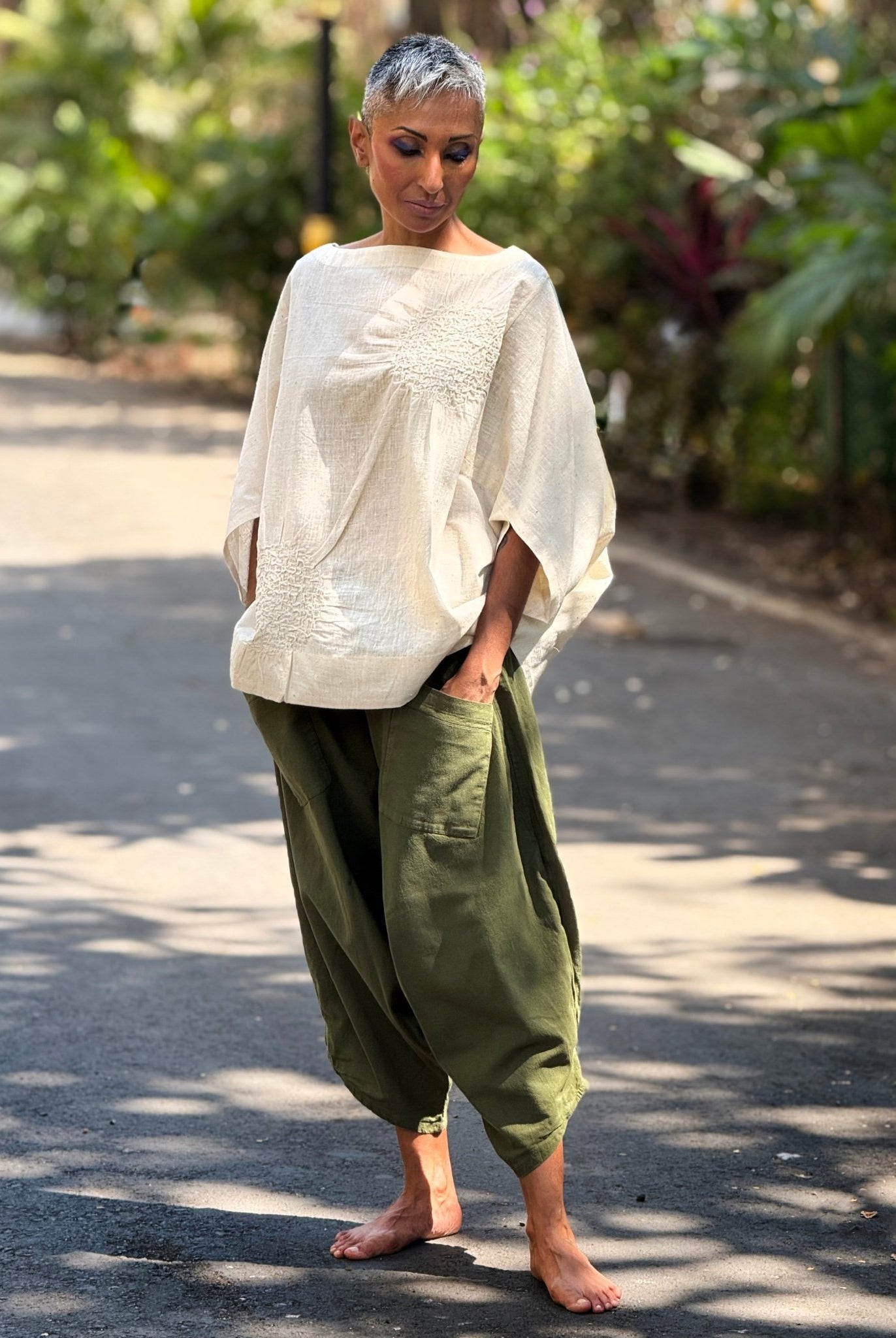 Origami Rouched Top - CiceroniTopsChiu