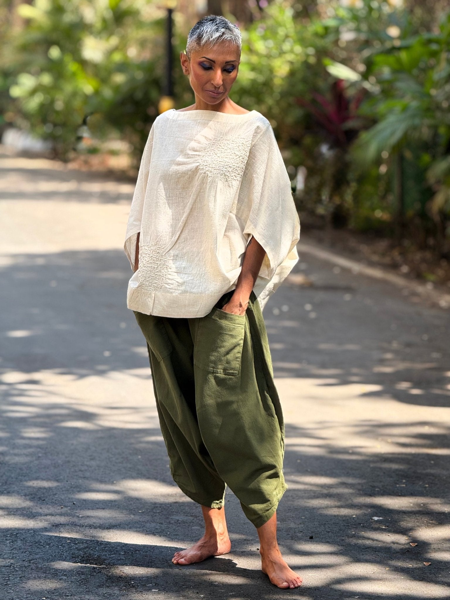 Origami Rouched Top - CiceroniTopsChiu