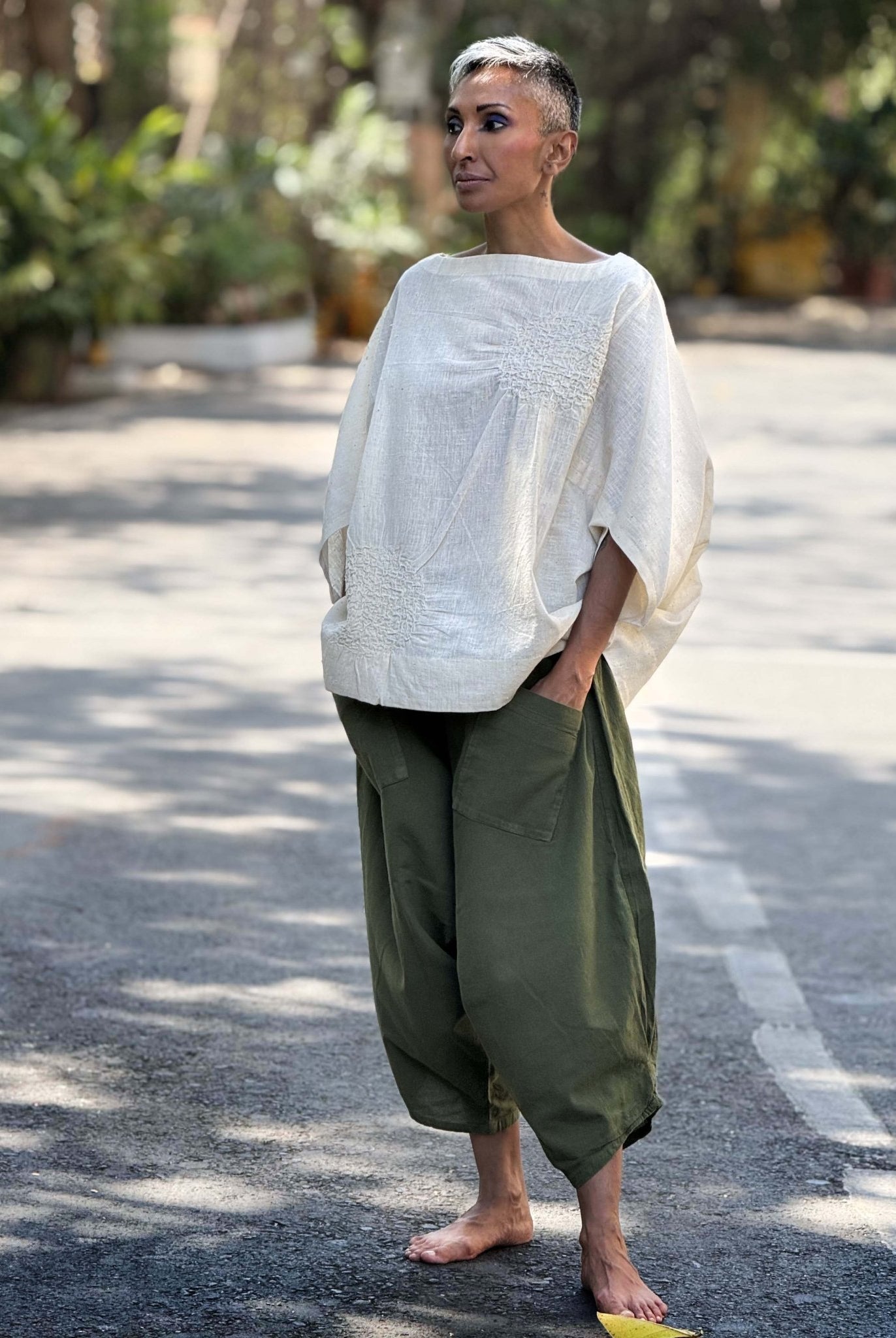 Origami Rouched Top - CiceroniTopsChiu