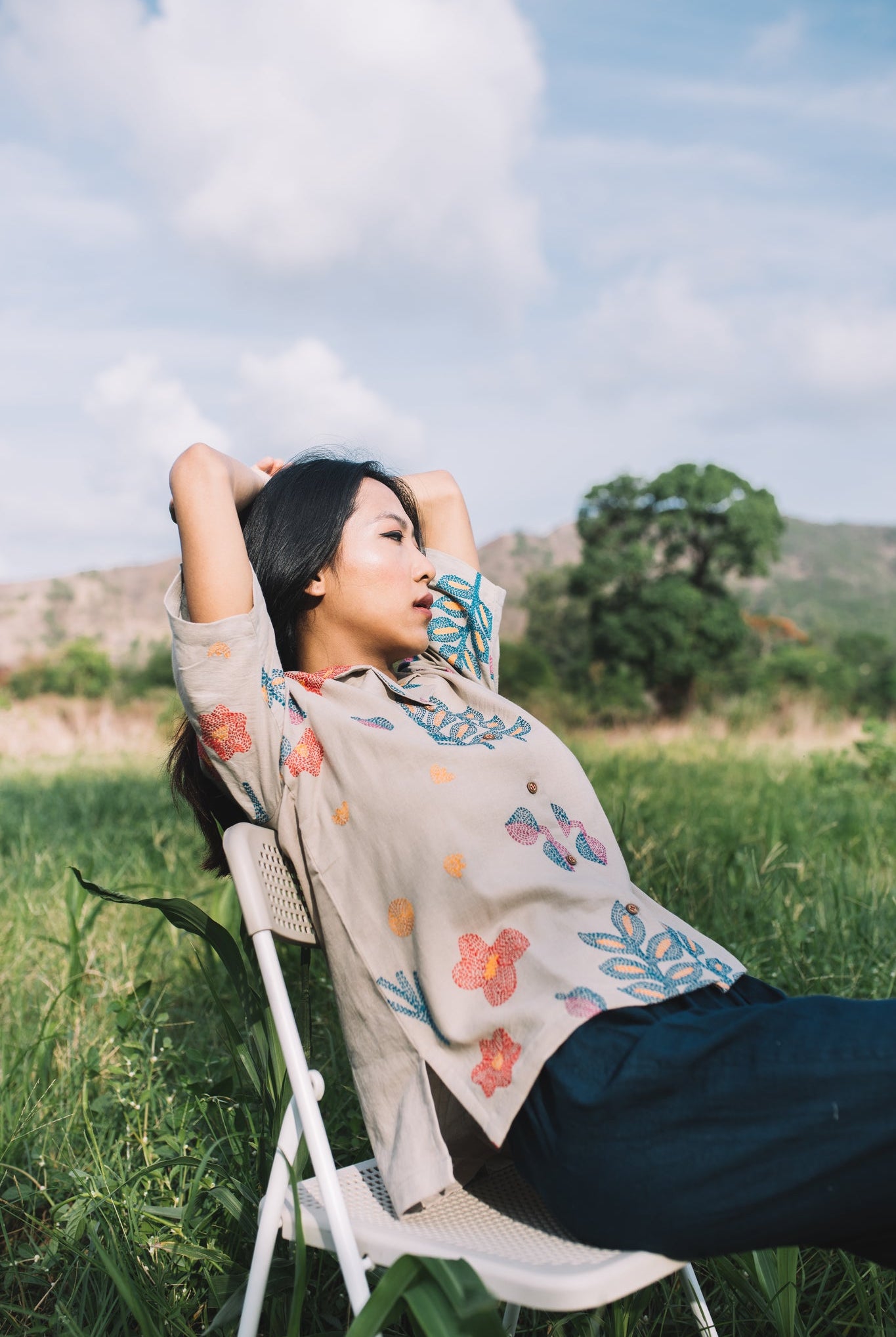 Oshibana Camp Collar Shirt - CiceroniShirtsIra