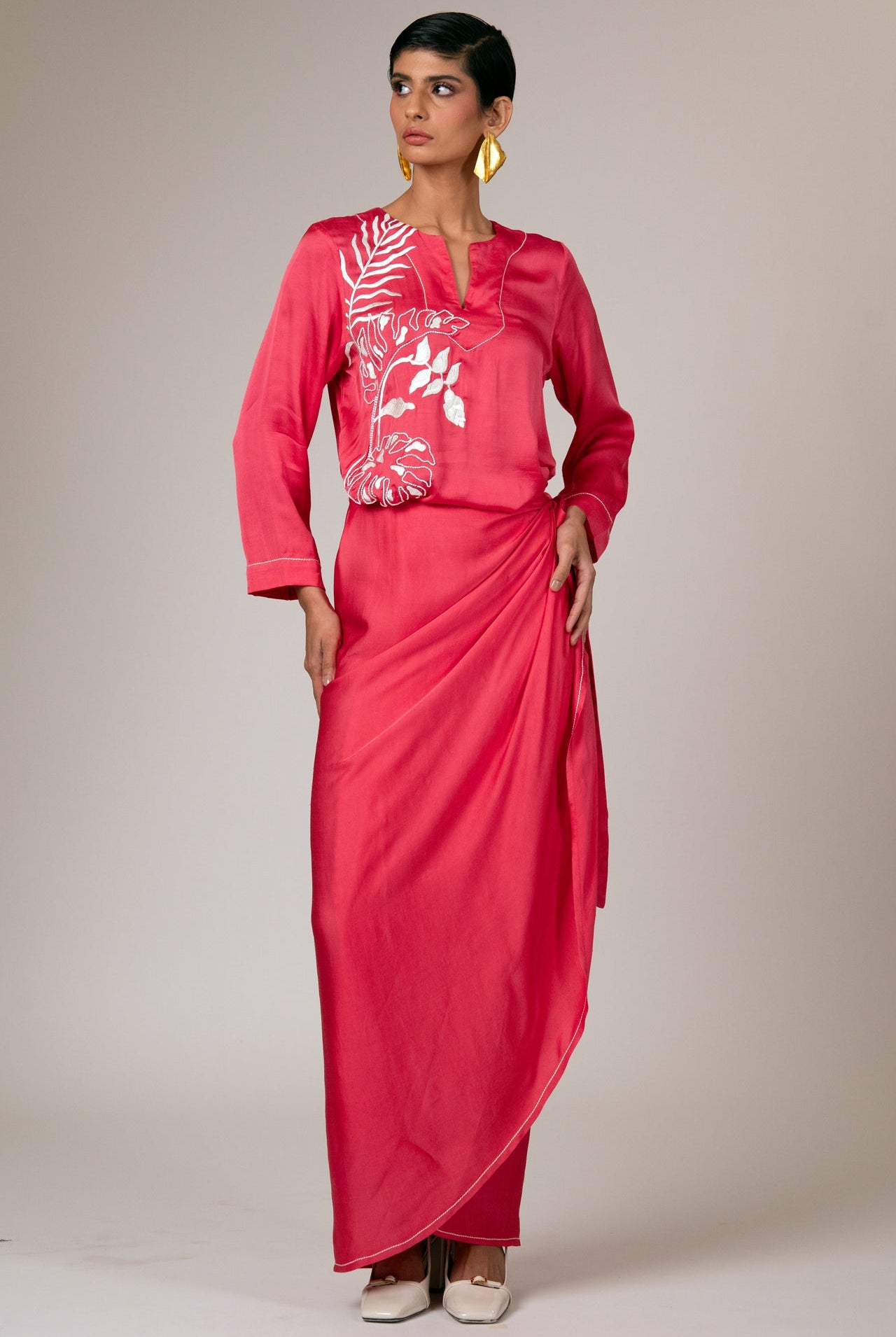 Pahi - Wrap-around Kimono Dress - CiceroniDressesMadder Much