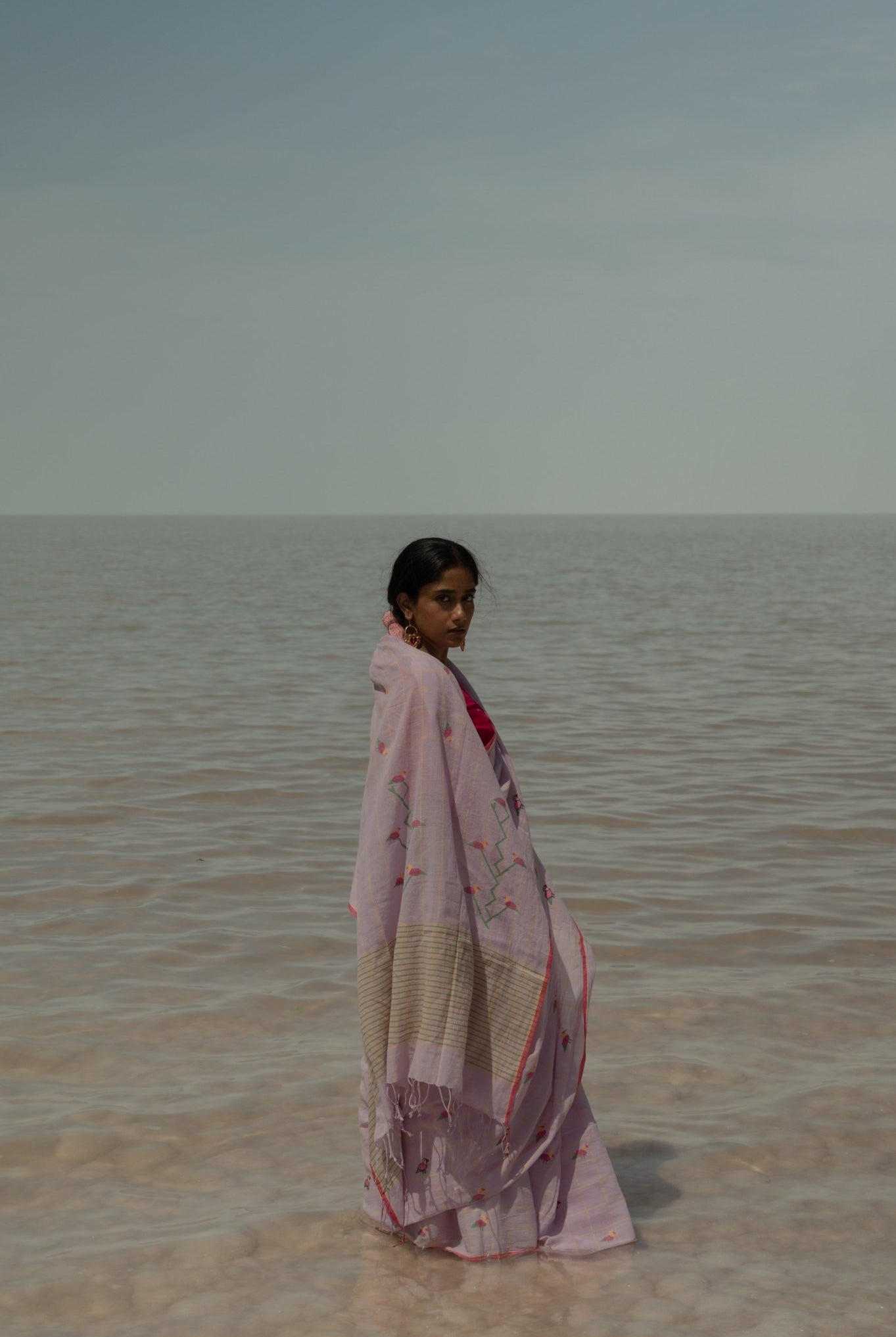 Pakhi Jamdani Saree - CiceroniSareeGulmohar Calcutta