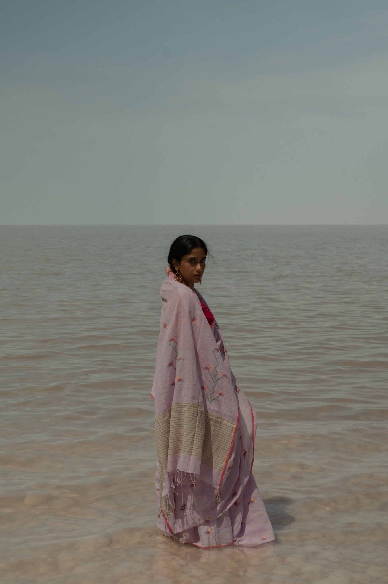 Pakhi Jamdani Saree - CiceroniSareeGulmohar Calcutta