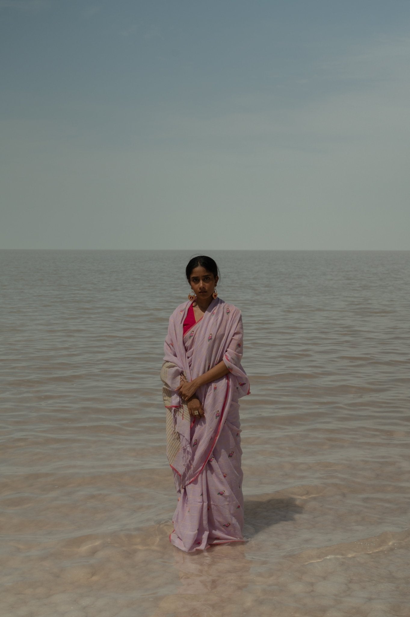 Pakhi Jamdani Saree - CiceroniSareeGulmohar Calcutta