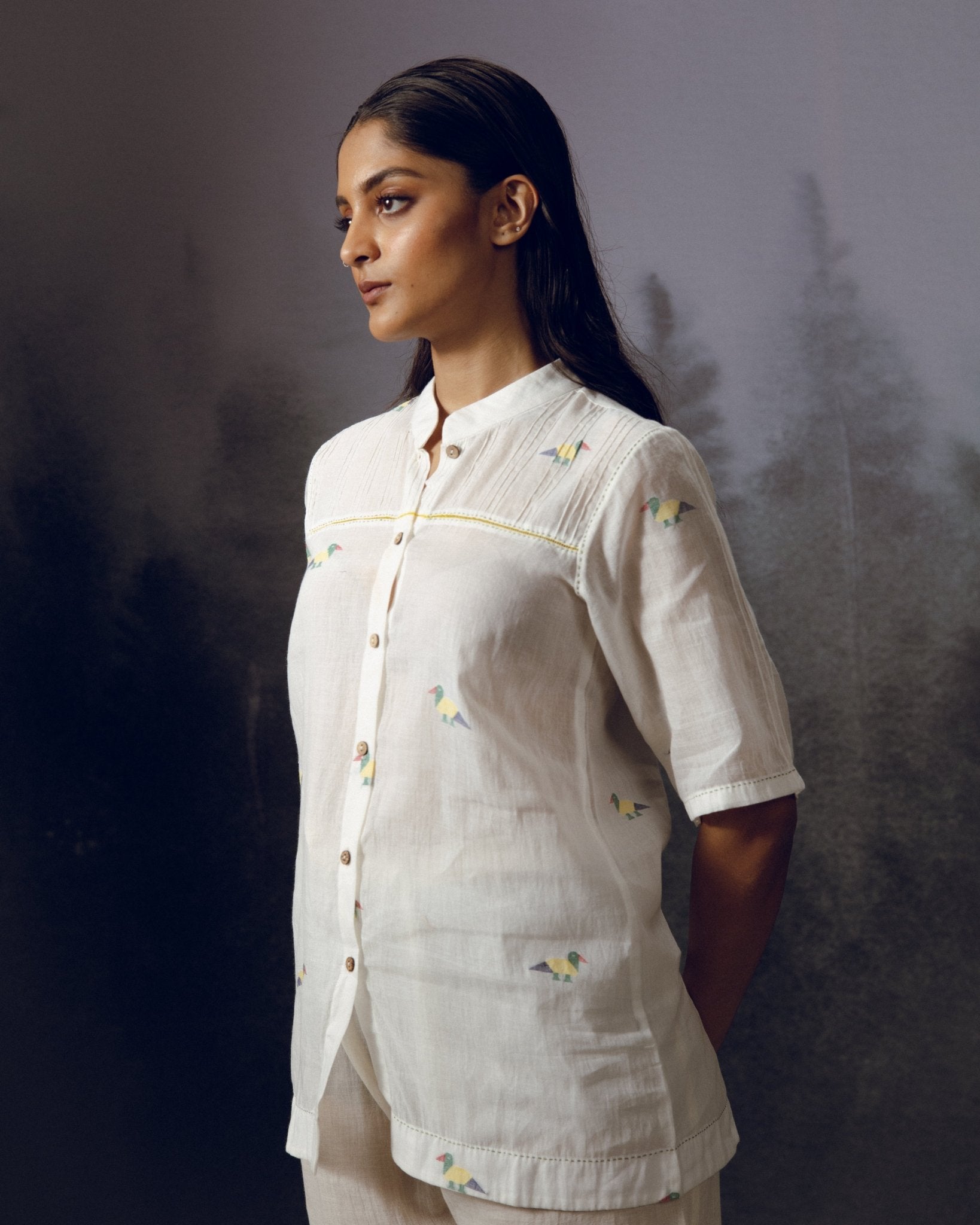 Pakhi Shirt - CiceroniWomen ShirtsGulmohar Calcutta
