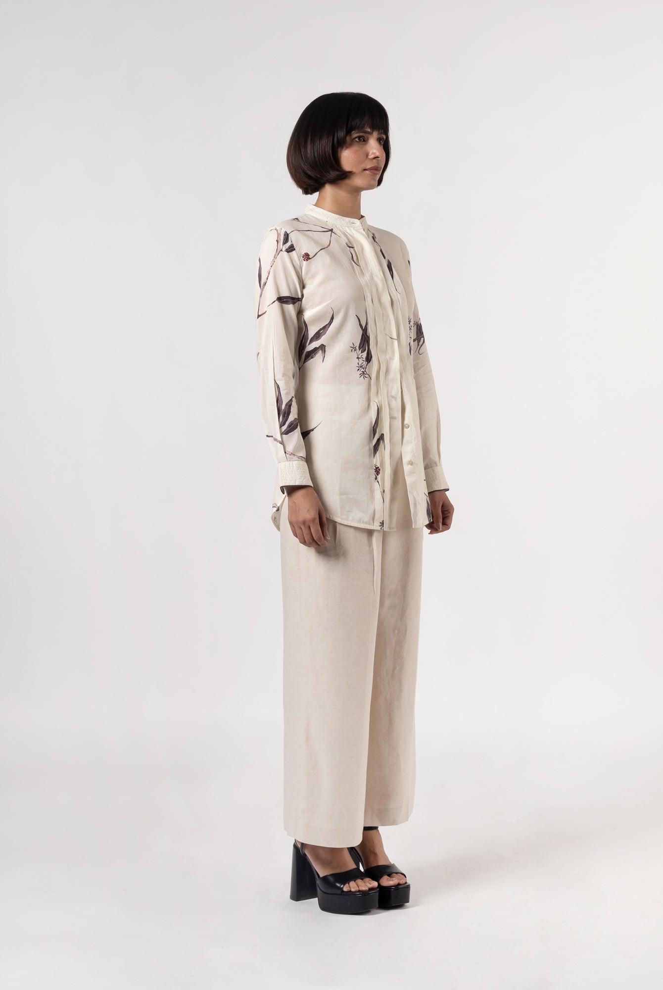 Palermo Natural Charcoal Shirt - CiceroniShirtsShades of India