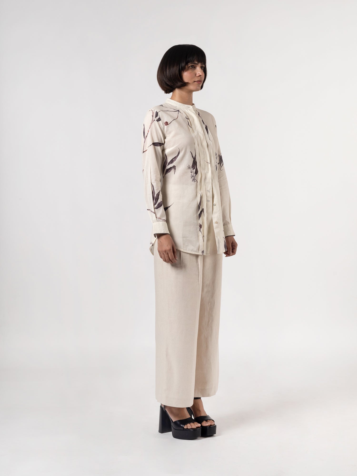 Palermo Natural Charcoal Shirt - CiceroniShirtsShades of India