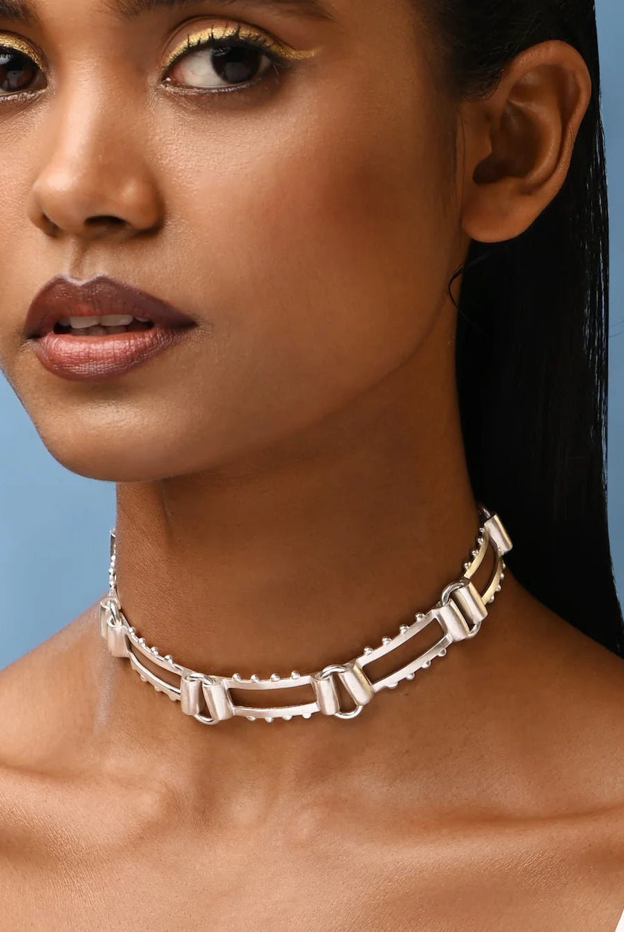 Palisade Choker - Silver - CiceroniNeckpieceBatoki