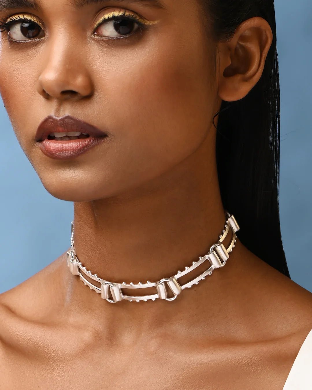 Palisade Choker - Silver - CiceroniNeckpieceBatoki