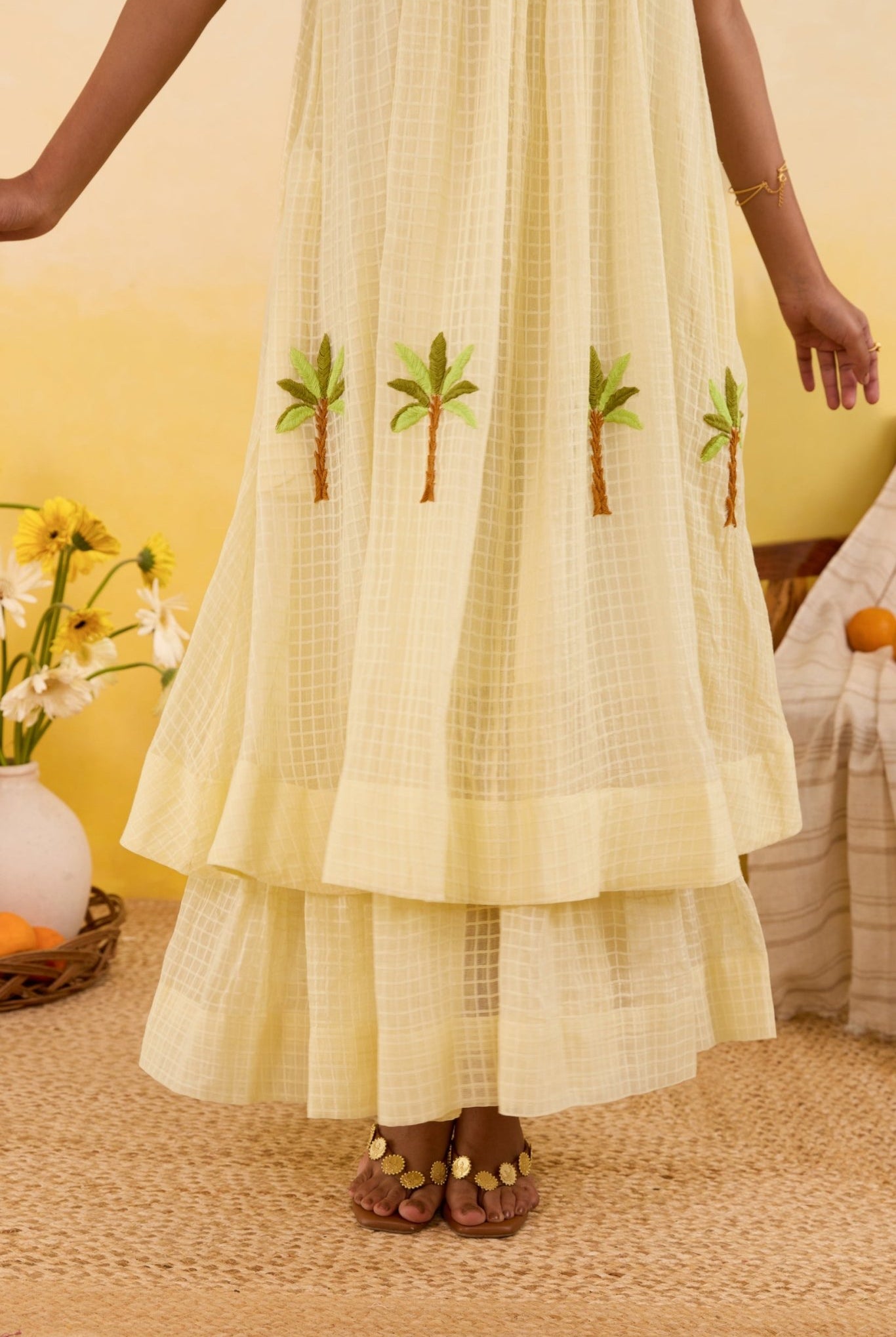 Palm Whisper Dress - CiceroniDressesTaro