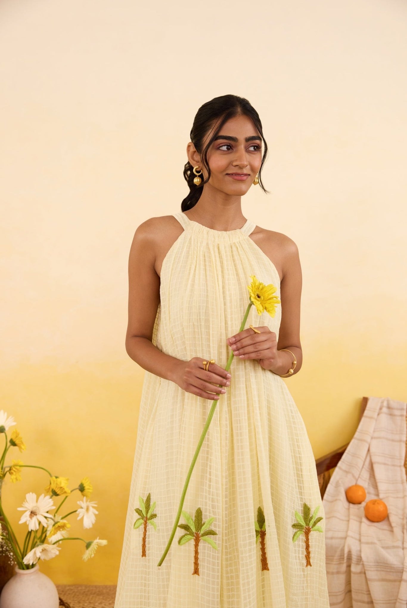 Palm Whisper Dress - CiceroniDressesTaro