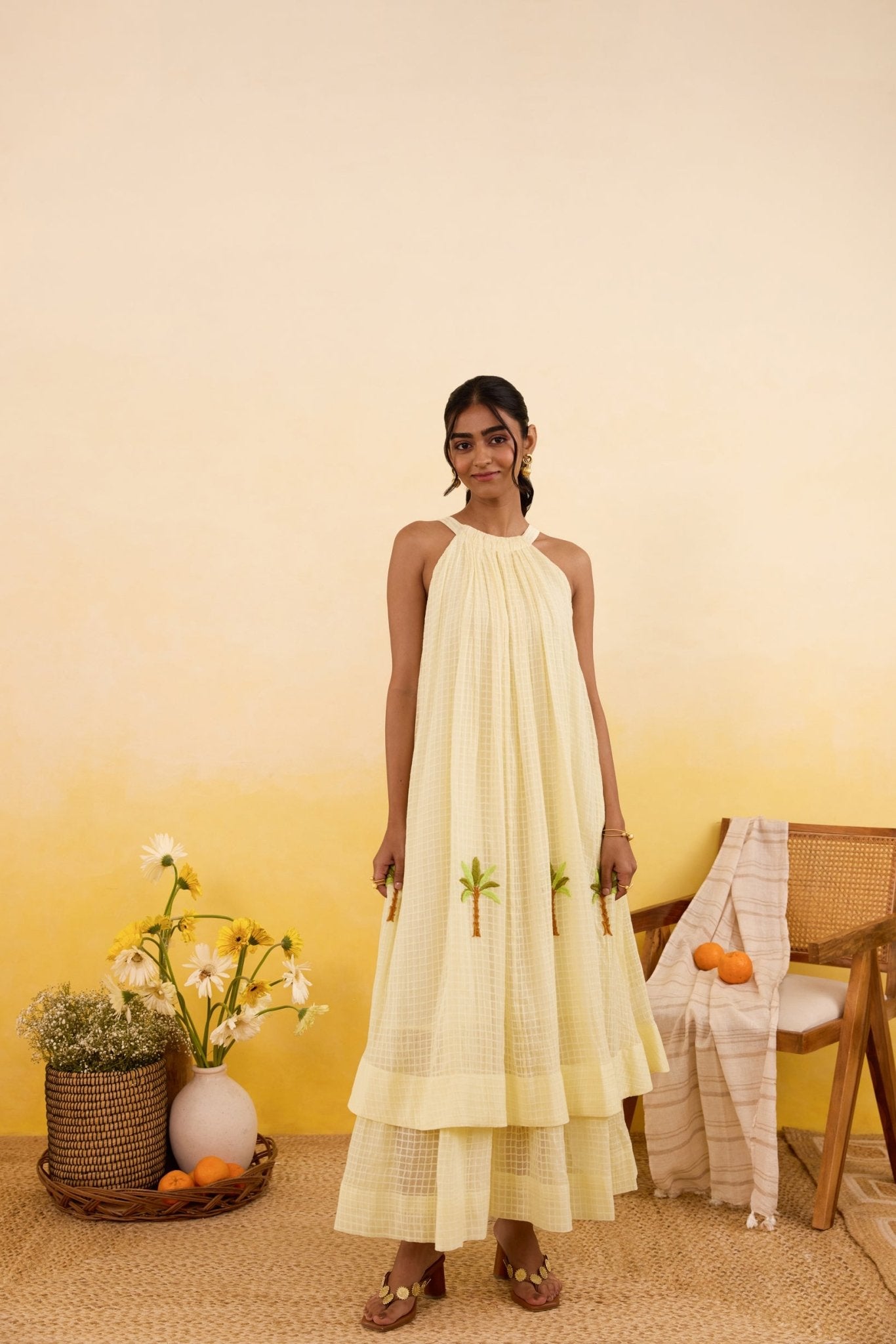 Palm Whisper Dress - CiceroniDressesTaro