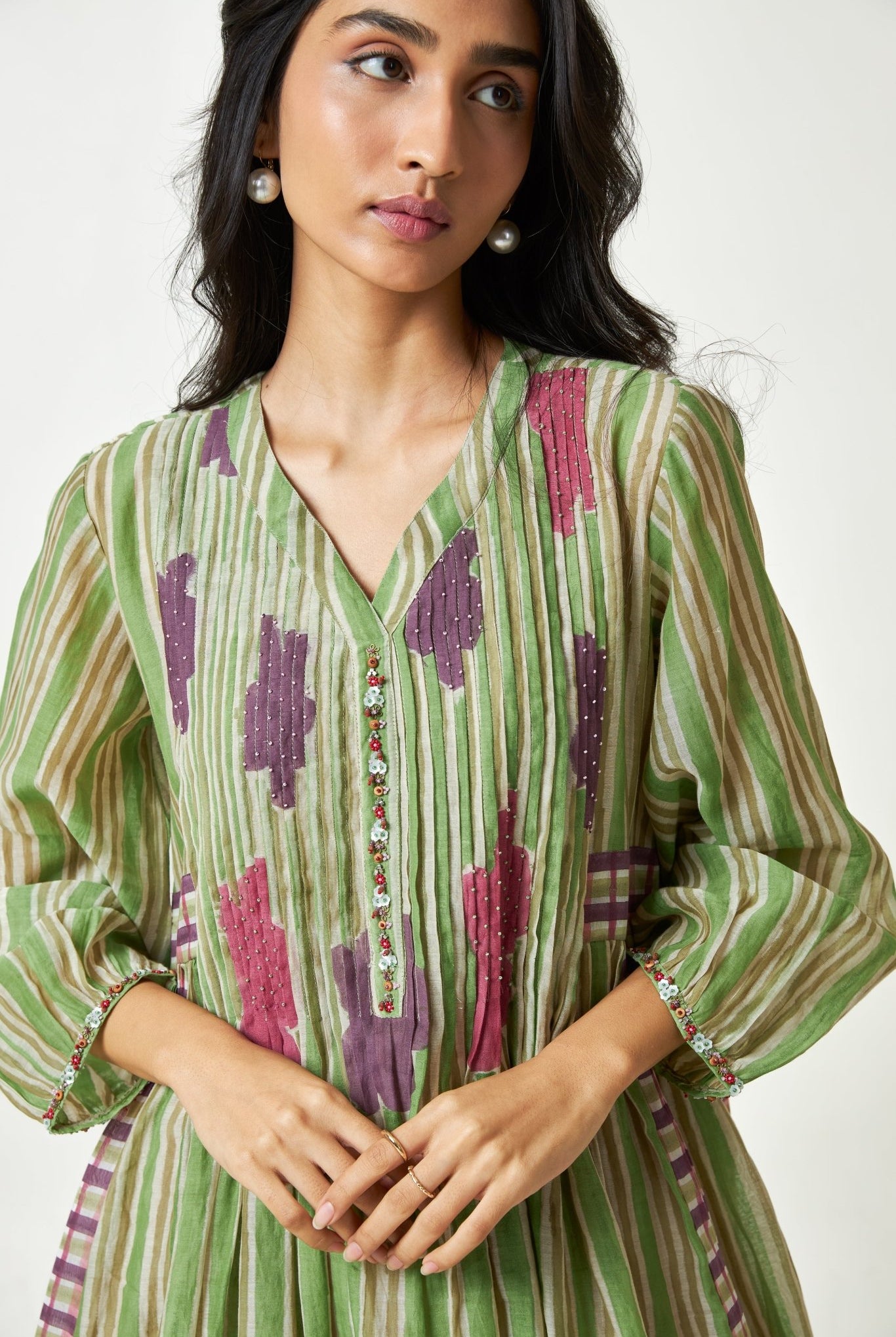 Palmshade Block Printed Kurta Set - CiceroniKurta SetPants and Pajamas