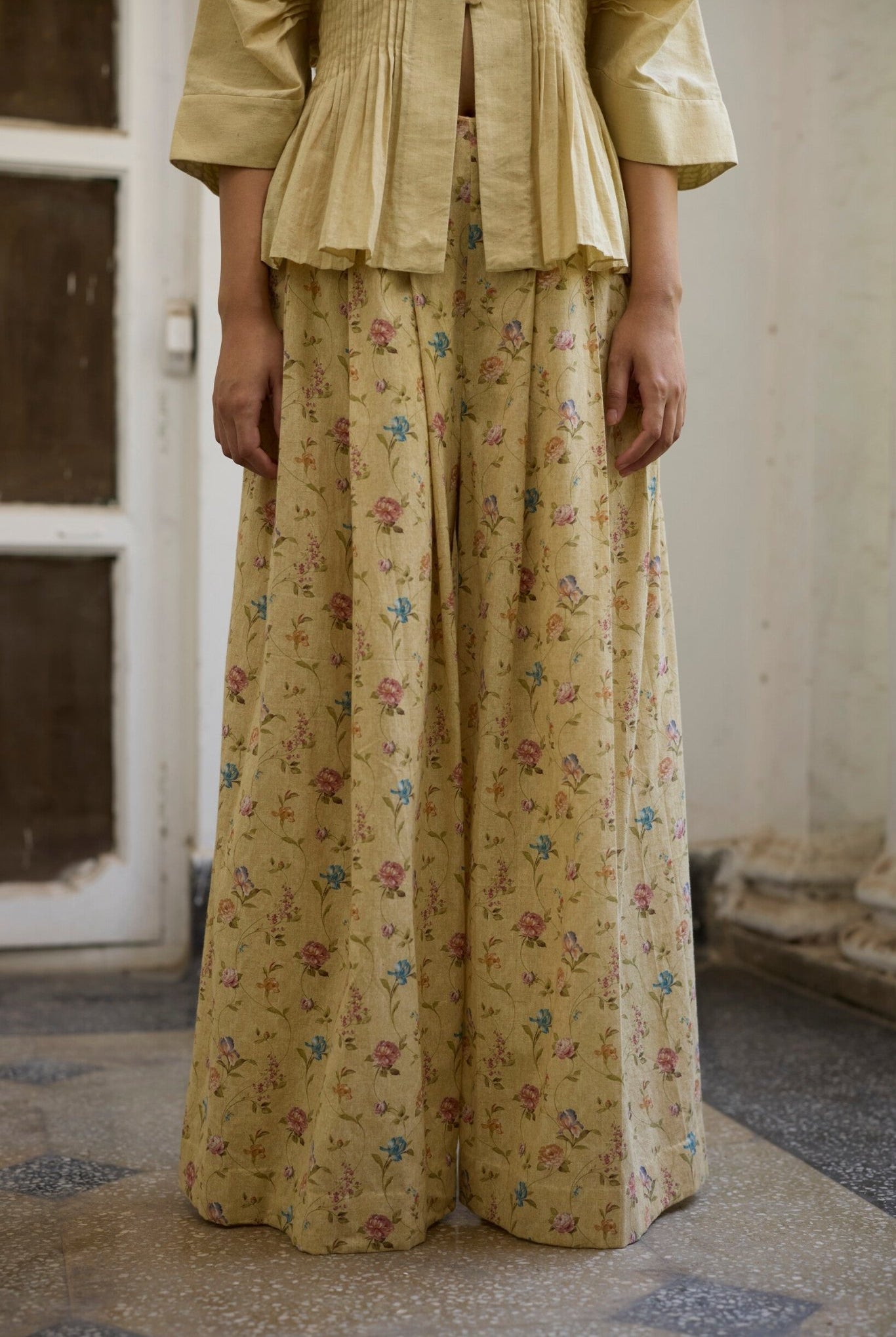 Paloma Pant - Yellow - CiceroniPantsKhyati Rughani