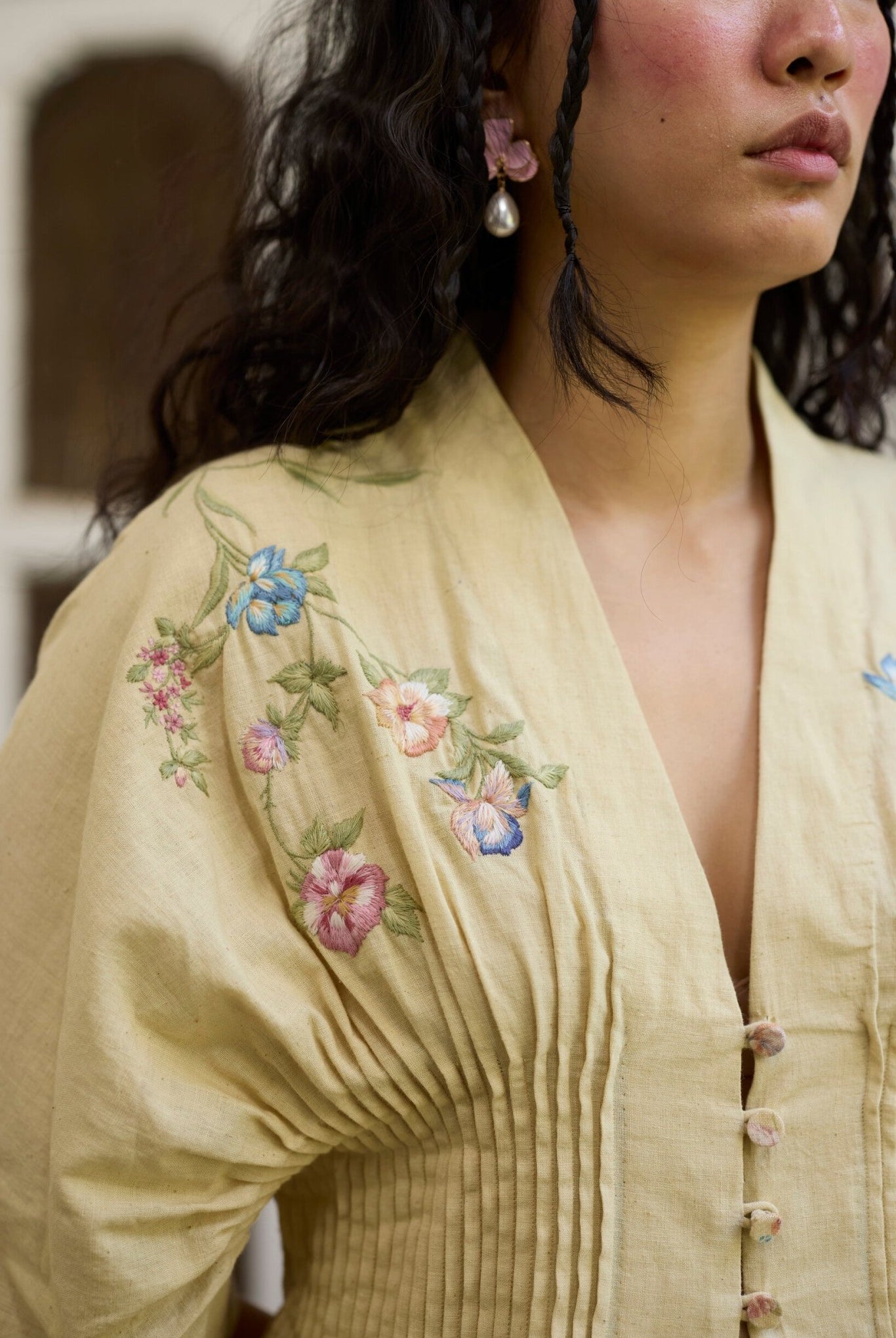 Paloma Top - Yellow - CiceroniTopsKhyati Rughani