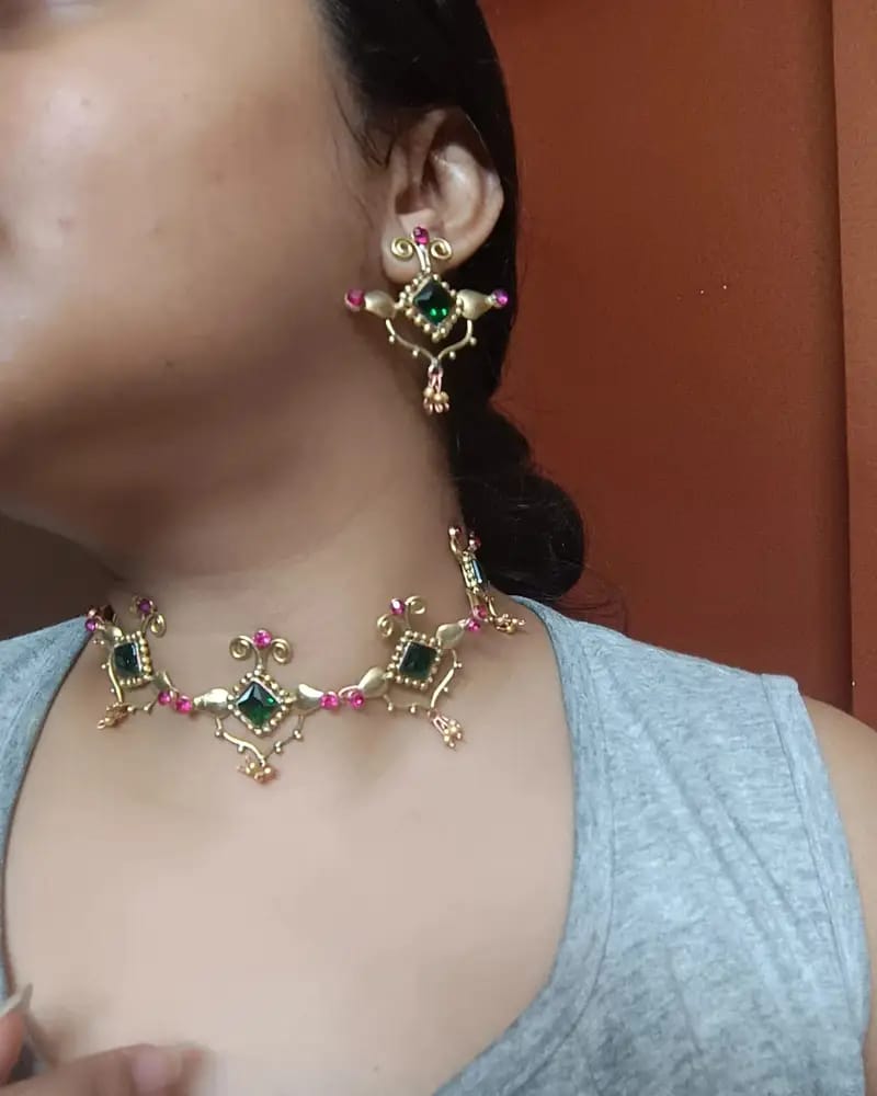 Panna Bahar Set - CiceroniNecklace SetPiku
