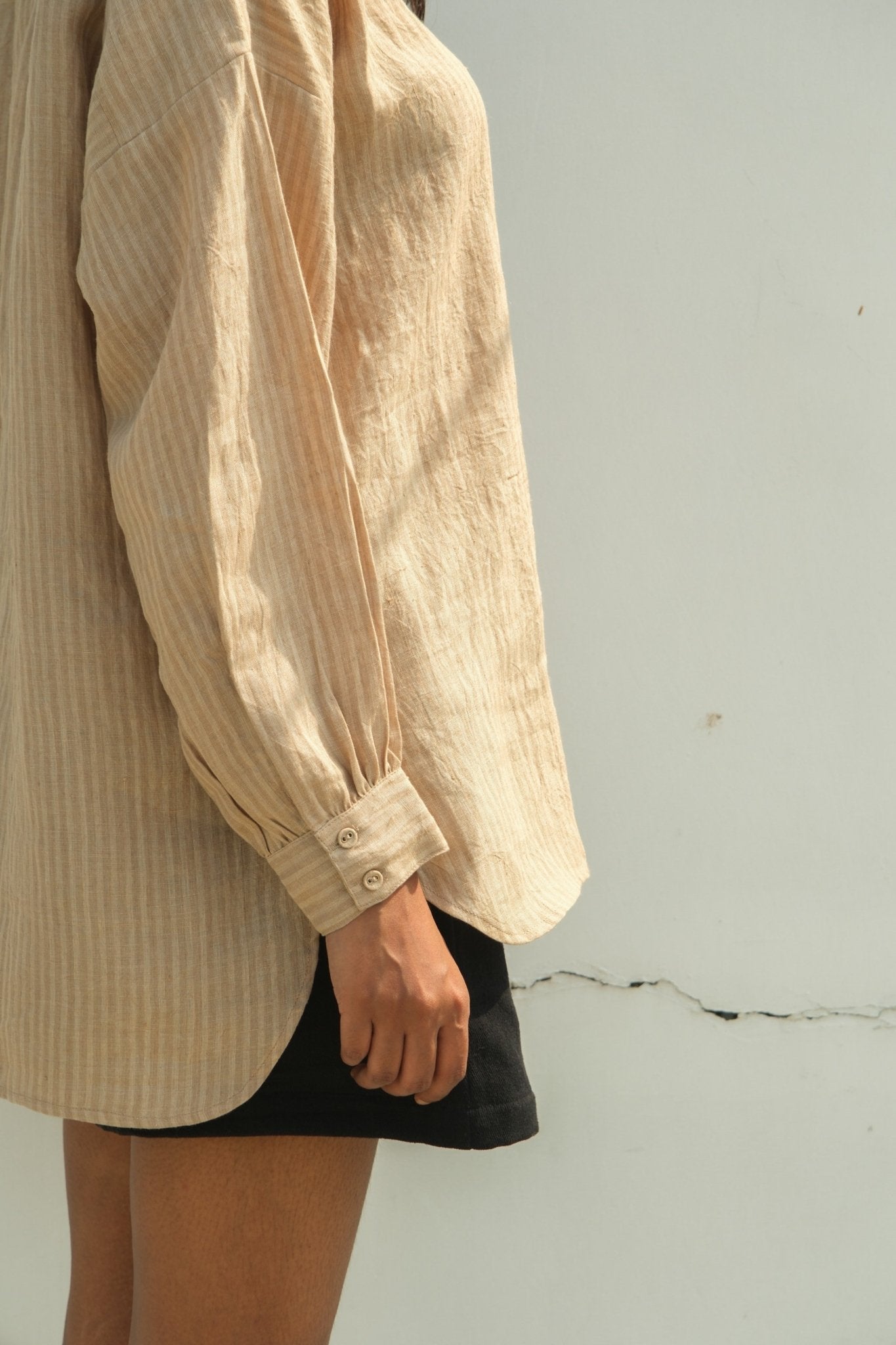 Parallel Beige Oversized Shirt - CiceroniWomen Shirtswith N.