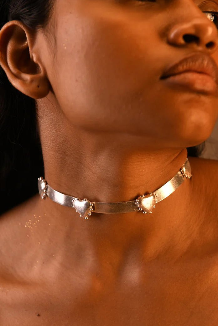 Passional Choker - Silver - CiceroniNeckpieceBatoki