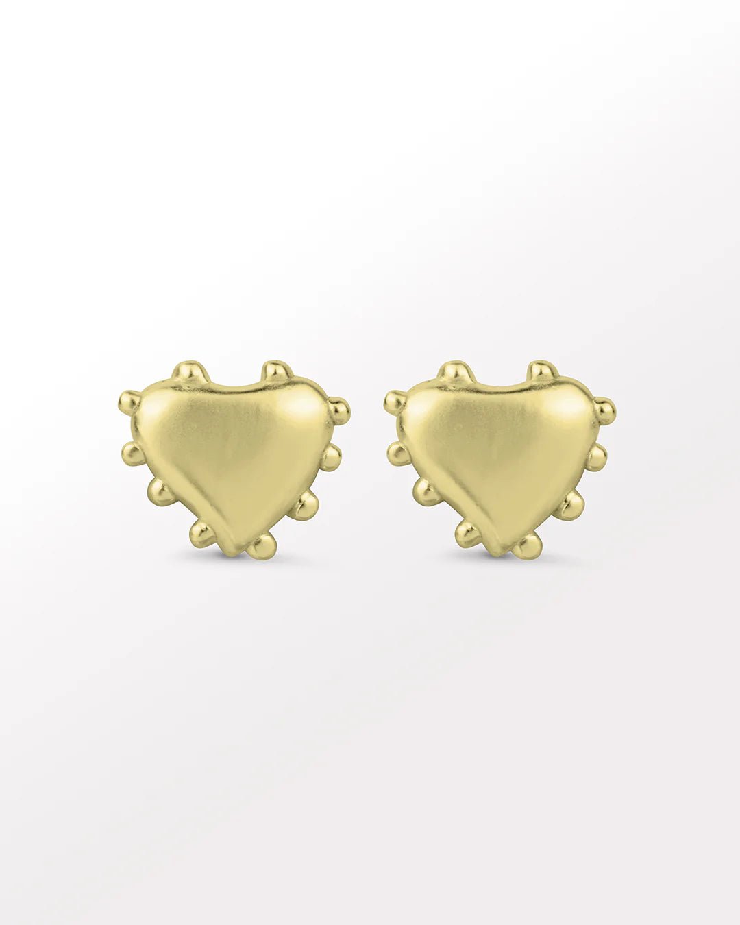 Passional Ear Studs - Gold - CiceroniEarringsBatoki