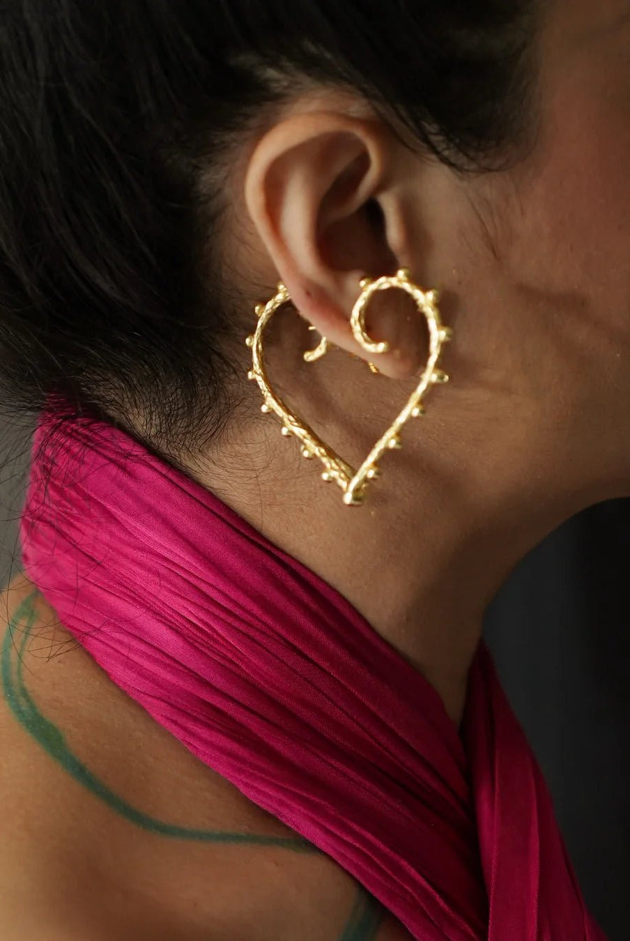 Passional Hoops - Gold Midi - CiceroniEarringsBatoki