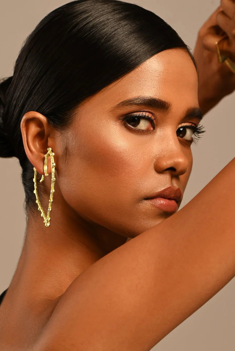 Passional Hoops - Gold XL - CiceroniEarringsBatoki