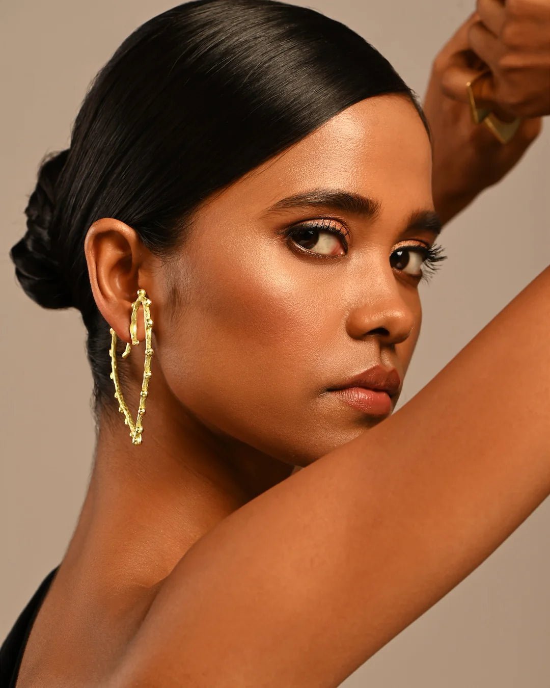 Passional Hoops - Gold XL - CiceroniEarringsBatoki