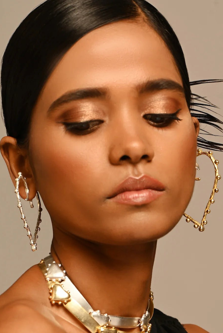 Passional Hoops - Gold XL - CiceroniEarringsBatoki