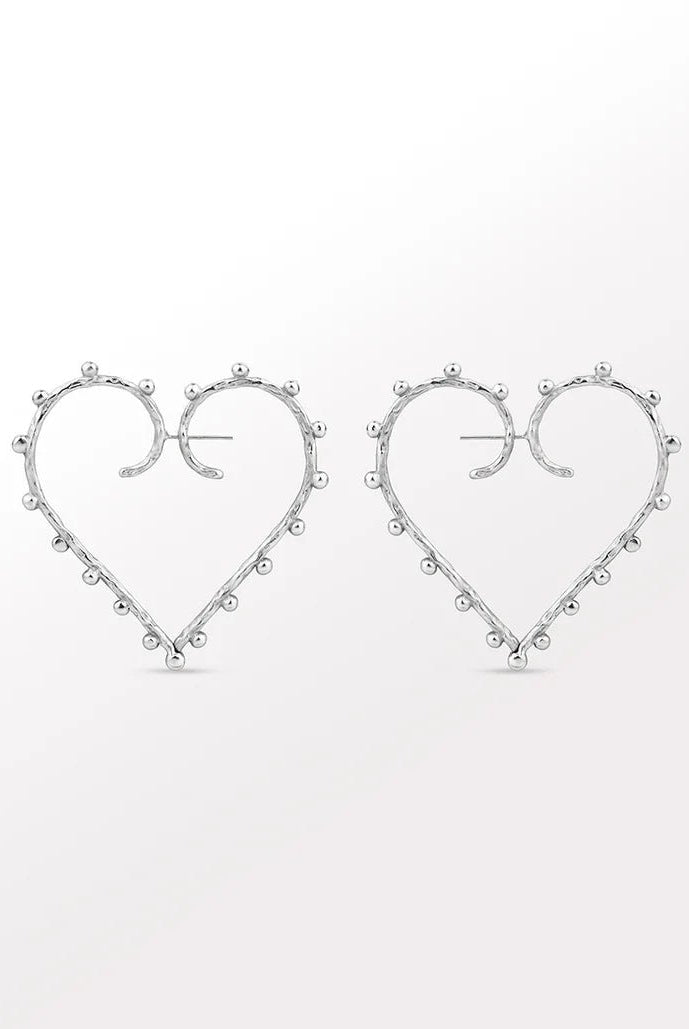 Passional Hoops - Silver Midi - CiceroniEarringsBatoki