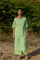 Pastel Green Kurta Set - CiceroniKurta SetMaidaan
