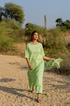 Pastel Green Kurta Set - CiceroniKurta SetMaidaan