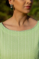 Pastel Green Kurta Set - CiceroniKurta SetMaidaan