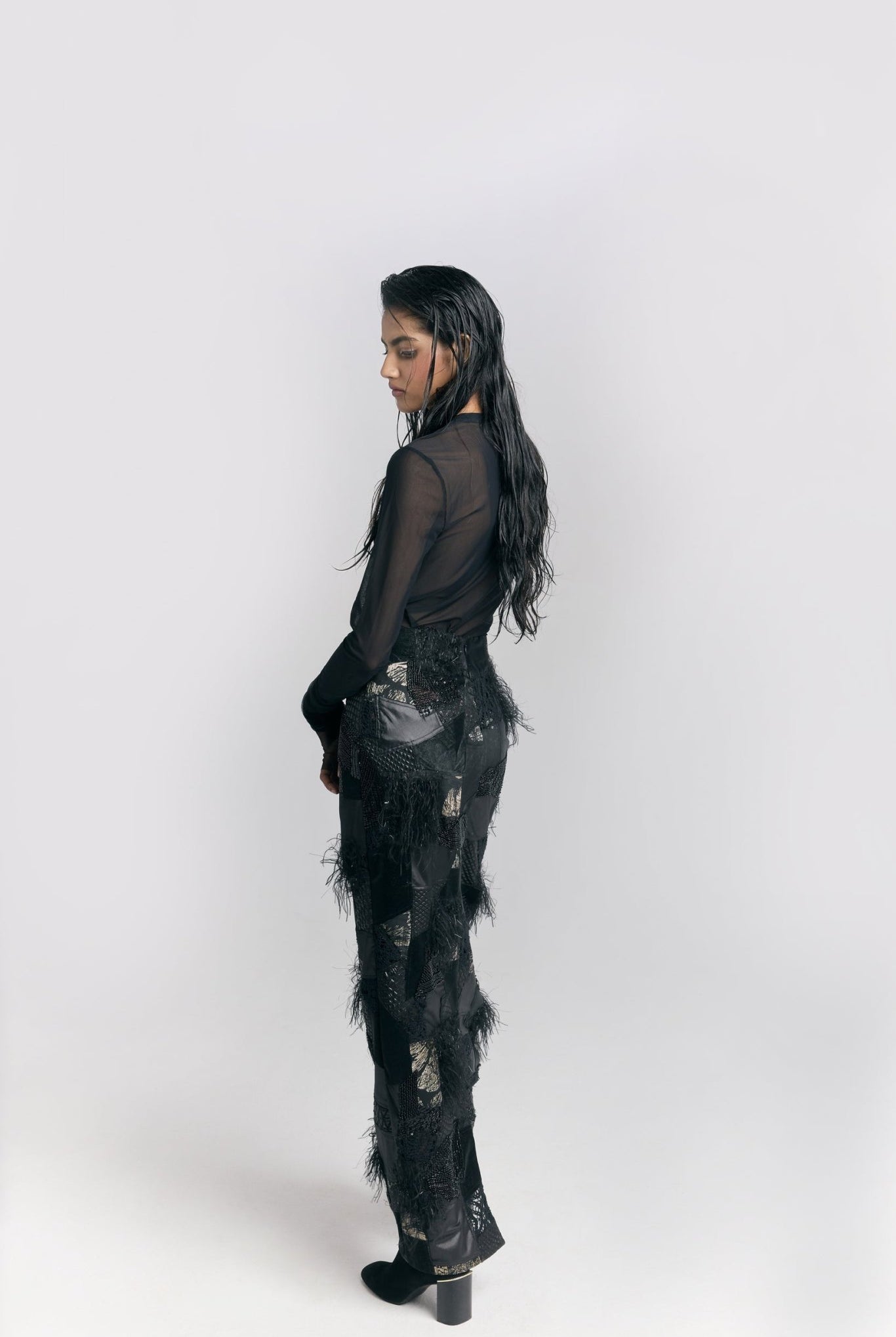 Patched Skirt - CiceroniSkirtPriyanca Khanna