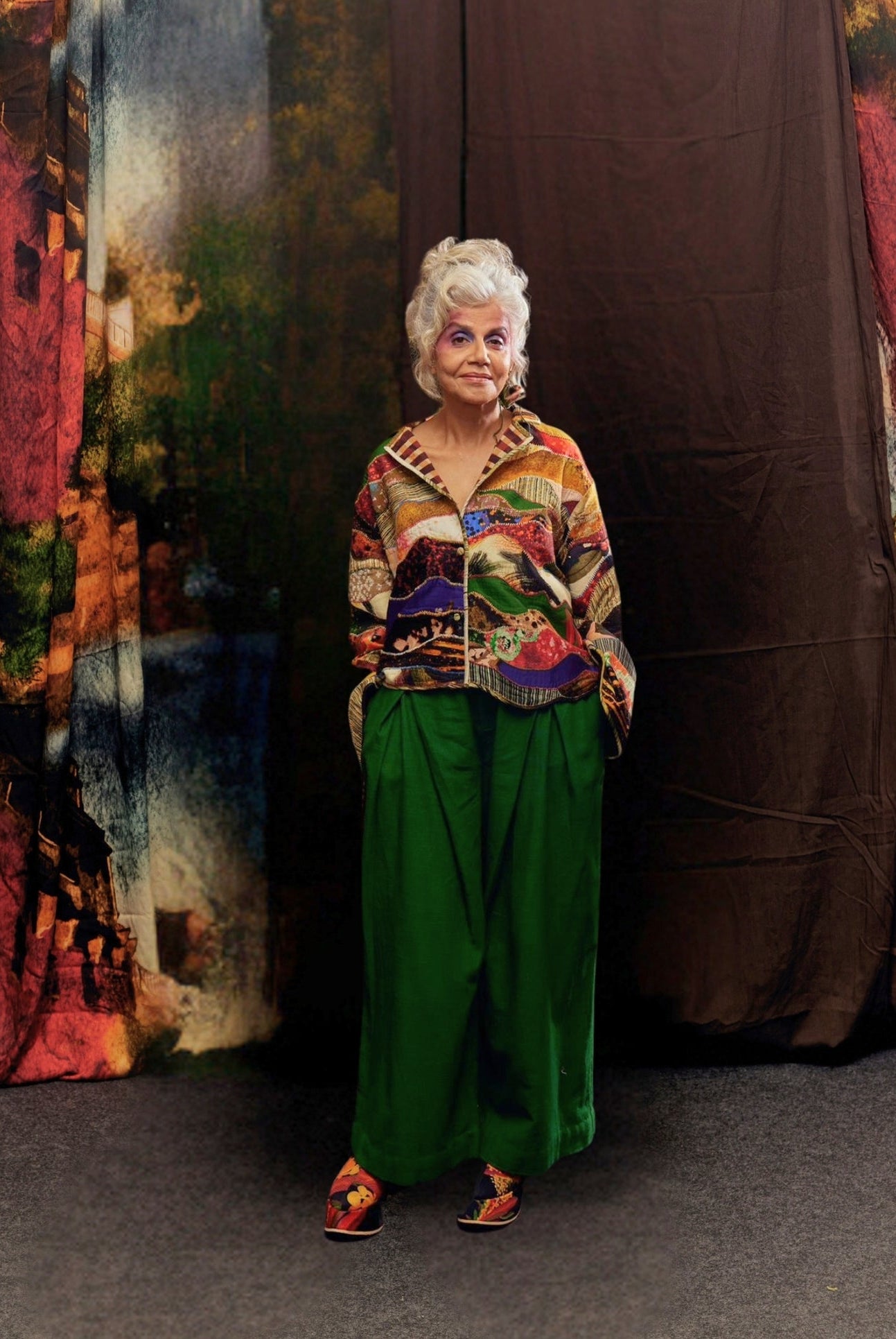 Patchwork Shacket - CiceroniJacketsTil