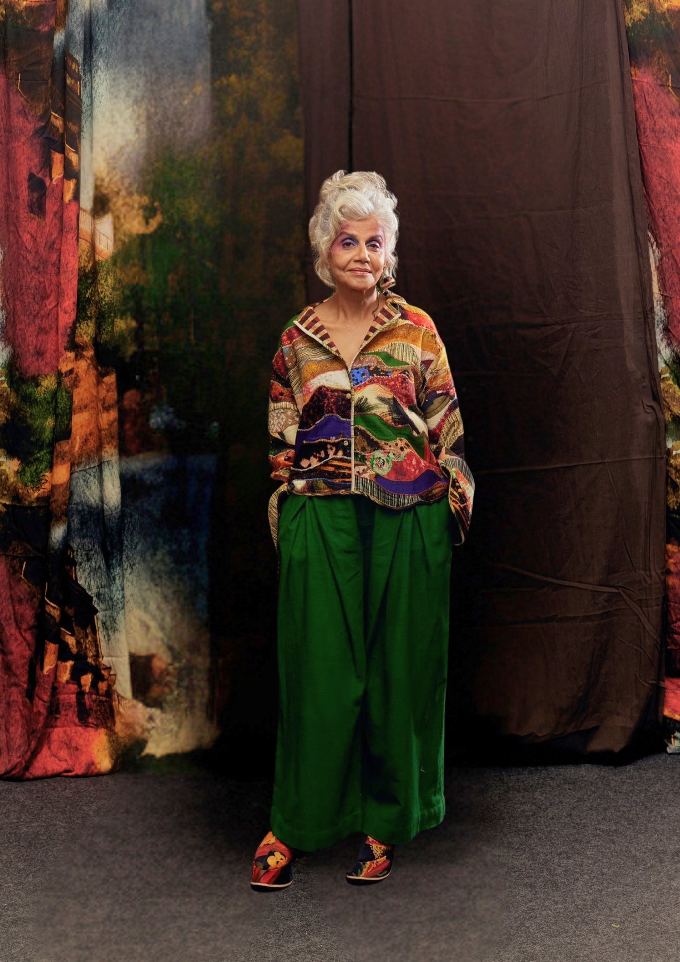 Patchwork Shacket - CiceroniJacketsTil