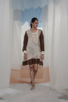 Pathway Puff Sleeve Dress - CiceroniDressesAmoda - Essence Of India