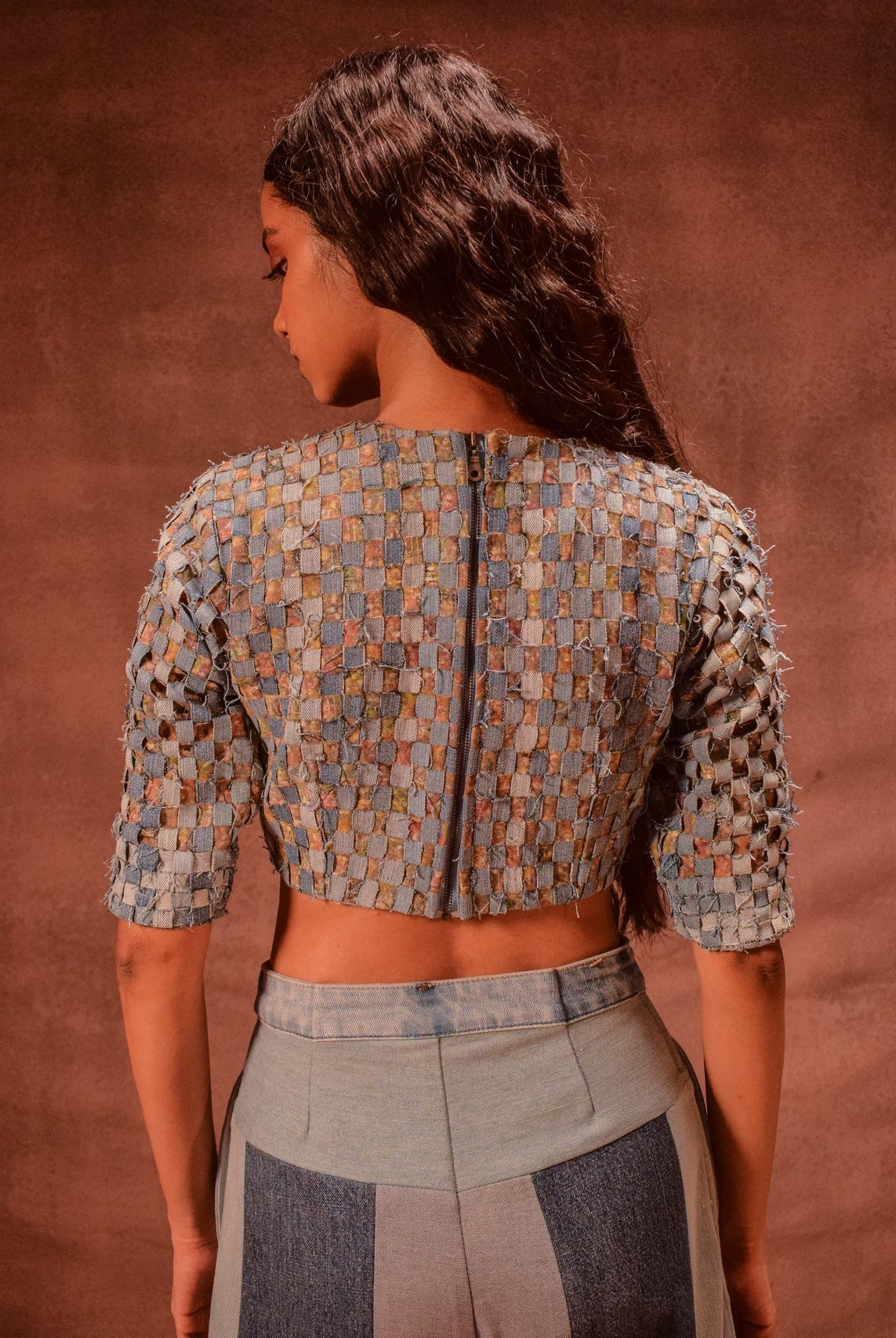 Patina X Denim Blouse - CiceroniBlouseAnam Husain