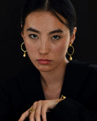 Pearl & Cinnamon Dangle Earrings - CiceroniEarringsThe Loom Art