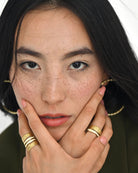 Pearl Enamel Stackable Rings - CiceroniRingsThe Loom Art