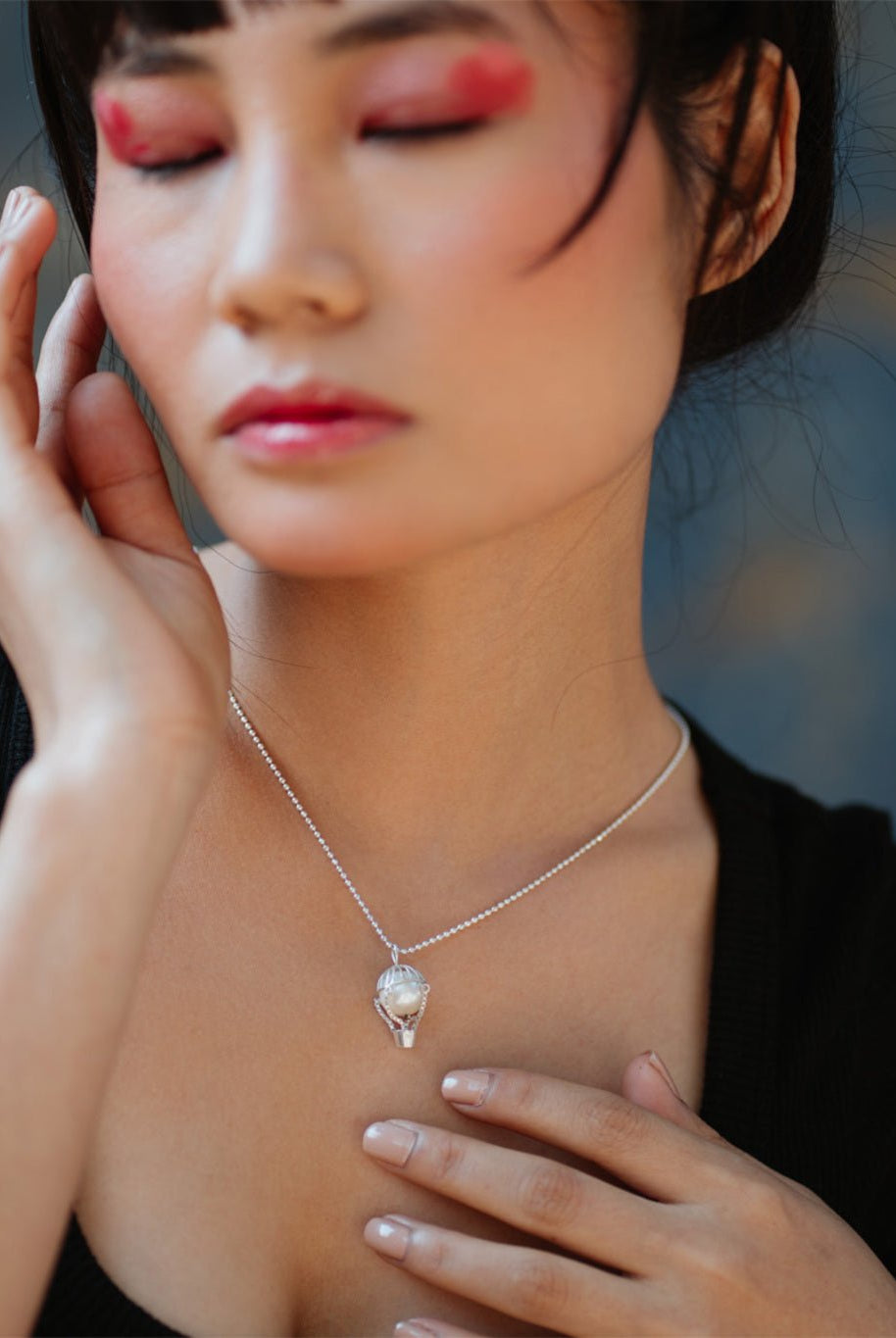 Pearl Hot Air Balloon - CiceroniNeckpieceBaka