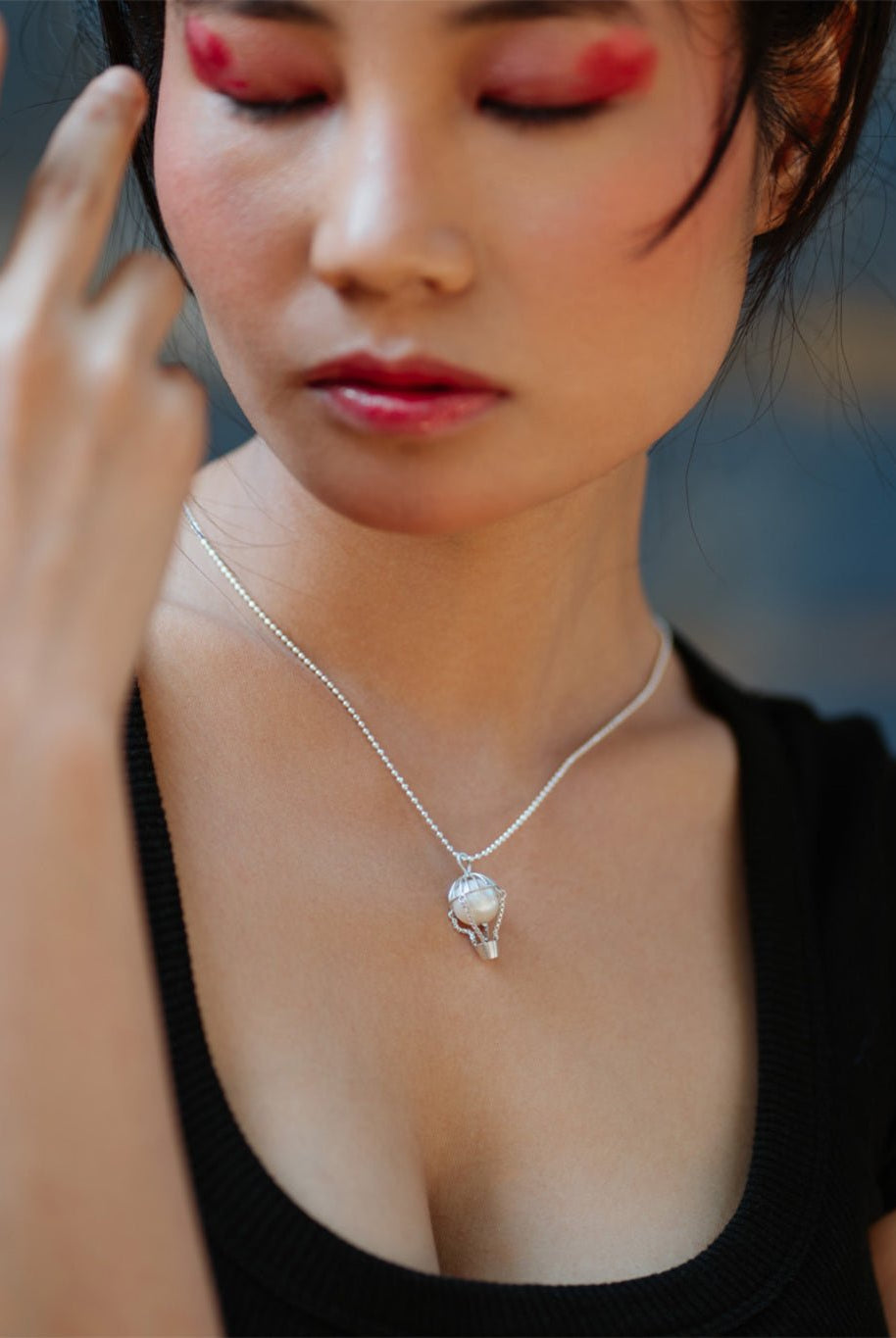 Pearl Hot Air Balloon - CiceroniNeckpieceBaka