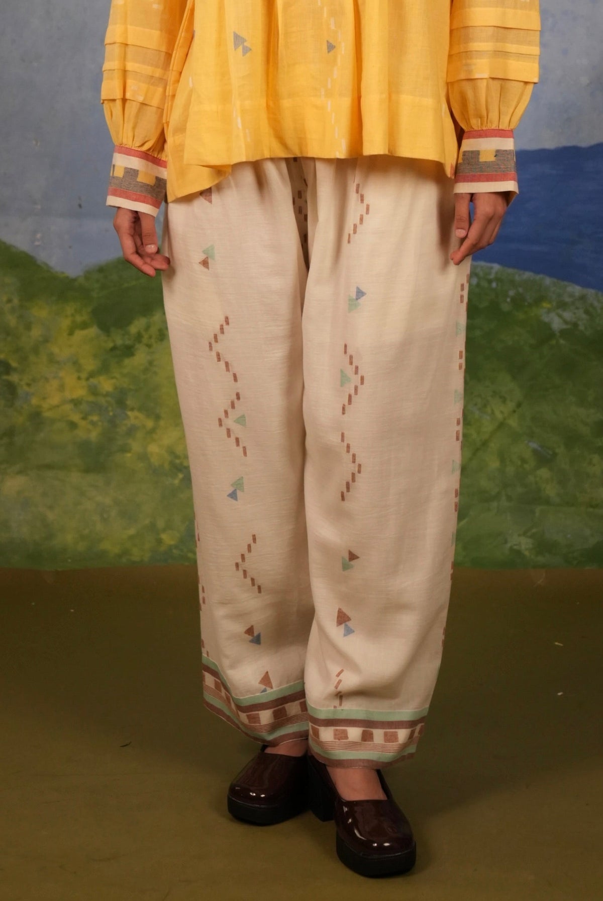 Pearl Pants - White - CiceroniPantsBhomra