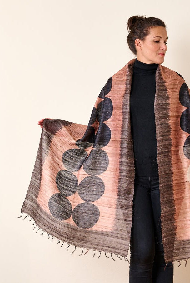 Pearl Peace Silk Scarf - CiceroniScarfAeshaane