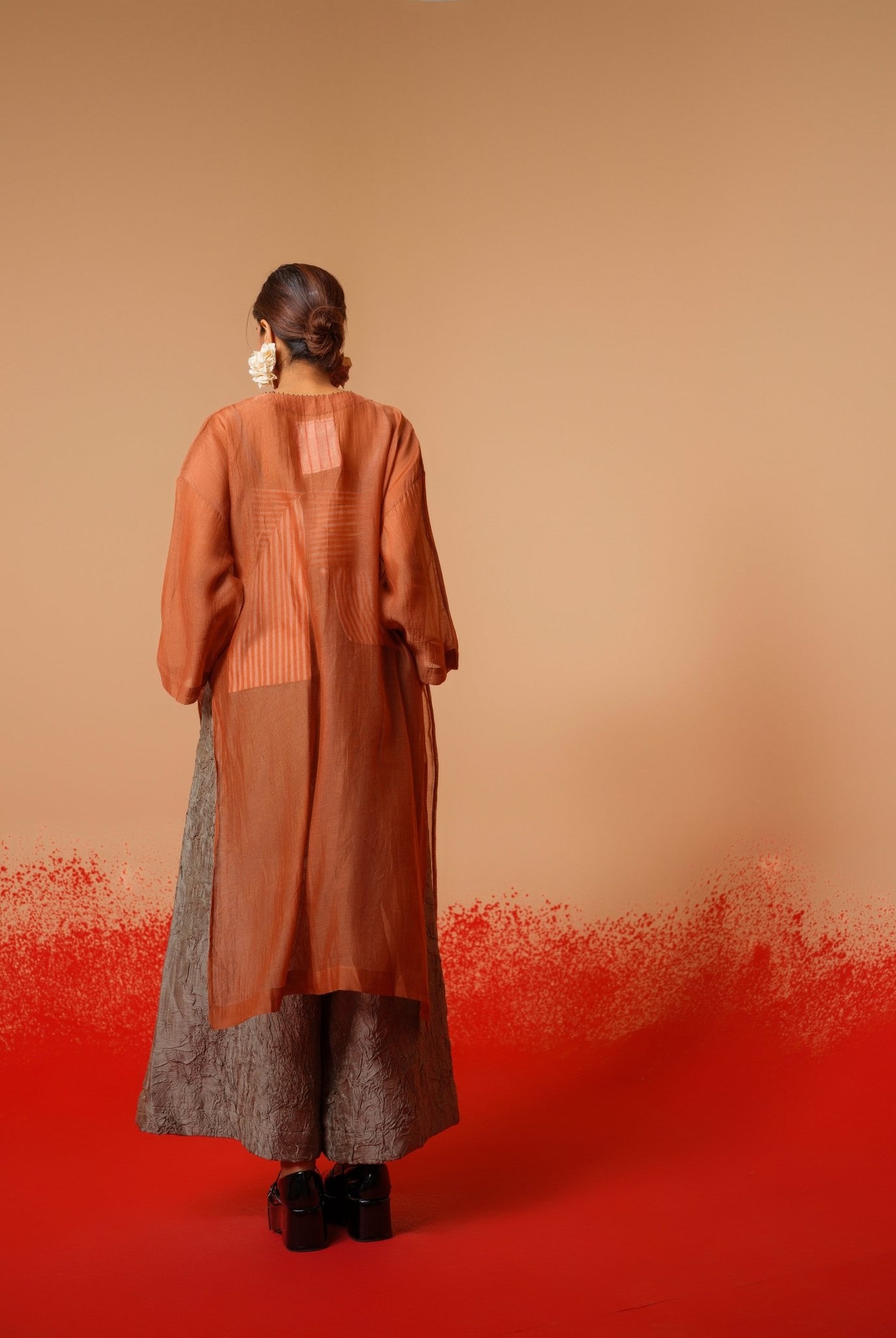 Pebble Tunic - Peach - CiceroniKurta, Everyday WearStoique