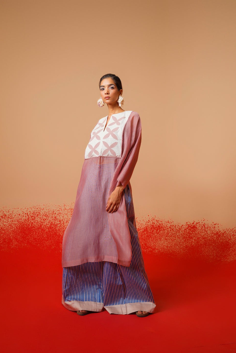 Pebble Tunic - Pink - CiceroniKurta, Everyday WearStoique