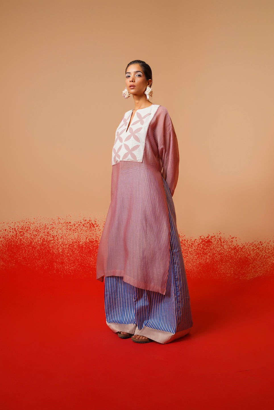 Pebble Tunic - Pink - CiceroniKurta, Everyday WearStoique